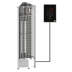 Электрокаменка Sawo TOWER CORNER TH5-80Ni2-CNR-P + пульт Saunova 2.0