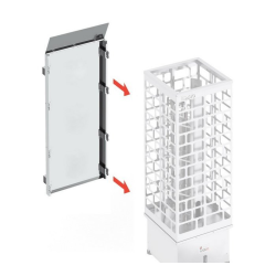 Ограждение настенное Sawo Cubos CUB-PROCOV-WL