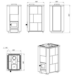 Печь для бани PKPE-20x T