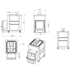Печь для бани PKP-20 S