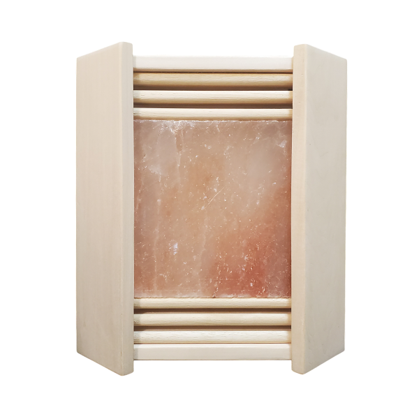 Ограждение для светильника угловое с гималайской солью 20*20, абаш