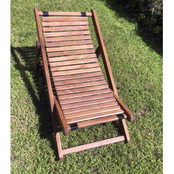 Шезлонг деревянный липа