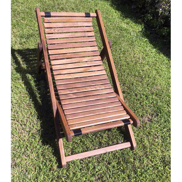 Шезлонг деревянный липа