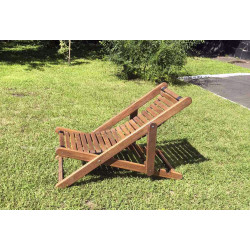 Шезлонг деревянный липа