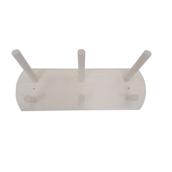 Вешалка Столбик на 6 крючков, липа