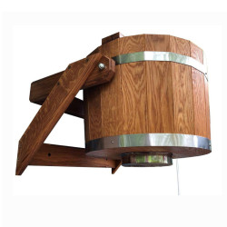 Ведро-водопад Ливень 20 л с пластиковой вставкой, дуб