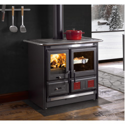 Печь La Nordica ROSA L 5.0 STEEL Anthracite Black