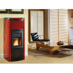 Печь пеллетная La Nordica LUCREZIA IDRO Bordeaux