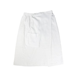 Юбка вафельная белая