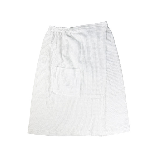 Юбка вафельная белая