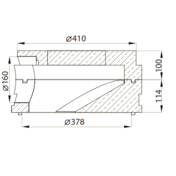 CMA-R кольцо с боковым выходом