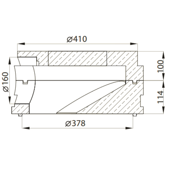 CMA-R кольцо с боковым выходом
