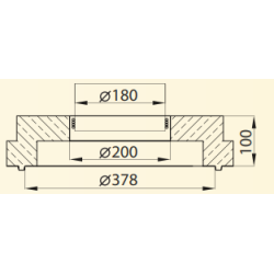 CMA-R кольцо верхнее с выходом