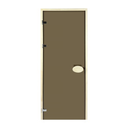 Двери для сауны PAL 70*200 см бронза 8 мм