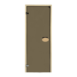 Двери для сауны PAL 64*177 см бронза 6 мм