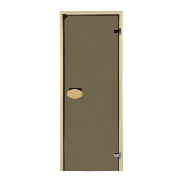 Двери для сауны PAL 70*190 см бронза 8 мм