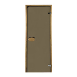 Двери для сауны PAL 70*190 см бронза 8 мм термокоробка