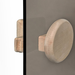 Двери для сауны PAL 70*190 см матовая бронза 8 мм термокоробка