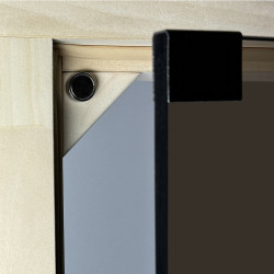 Двери для сауны PAL 64*177 см бронза 6 мм