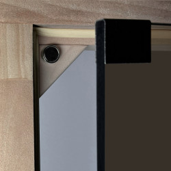 Двери для сауны PAL 70*190 см бронза 8 мм термокоробка