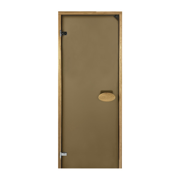 Двери для сауны PAL 70*190 см матовая бронза 8 мм термокоробка Двери для сауны PAL 70*190 см матовая бронза 8 мм термокоробка