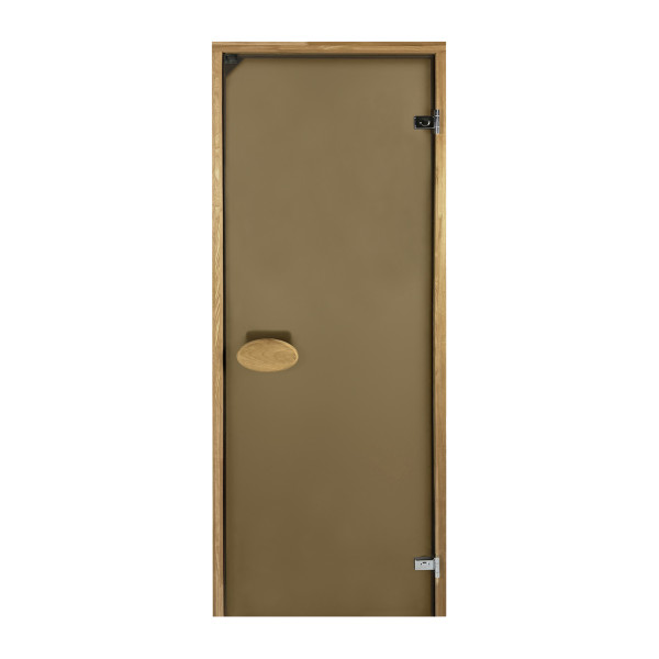 Двери для сауны PAL 70*190 см матовая бронза 8 мм термокоробка Двери для сауны PAL 70*190 см матовая бронза 8 мм термокоробка