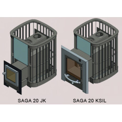 Печь дровяная Kastor SAGA-20/JK