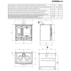 Печь La Nordica SUPREMA 4.0 Tortora