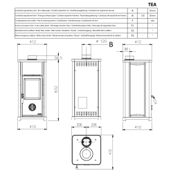 Печь La Nordica TEA Anthracite Black