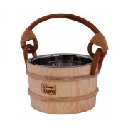 Ведро для сауны с металлической вставкой 2 л сосна Sawo 321-MP