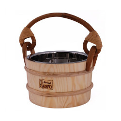 Ведро для сауны с металлической вставкой 2 л сосна Sawo 321-MP