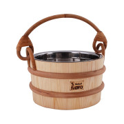 Ведро для сауны с металлической вставкой 3 л сосна Sawo 341-MP
