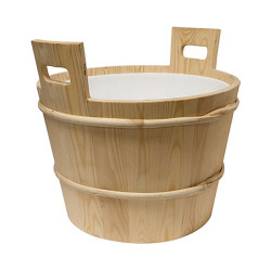 Запарник для сауны с пластиковой вставкой 28 л сосна Sawo 391-P