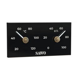 Термо-гигрометр Sawo 295-THMBL