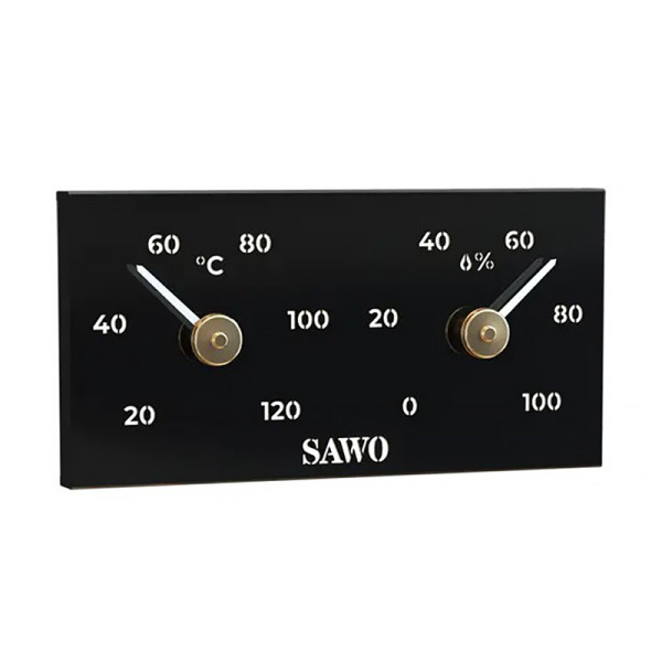 Термо-гигрометр Sawo 295-THMBL