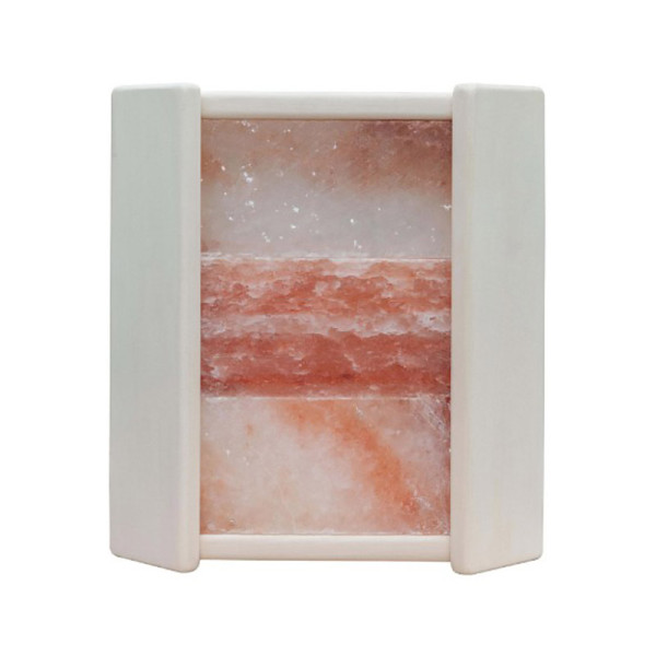 Ограждение для светильника угловое с гималайской солью, липа