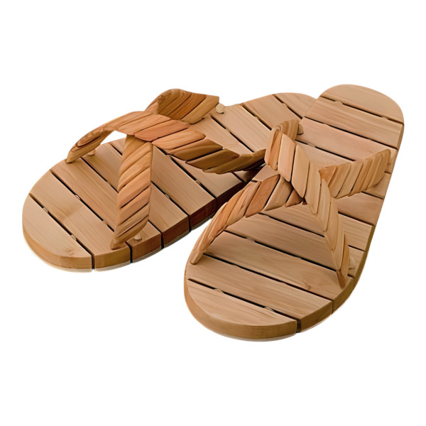 Тапочки деревянные