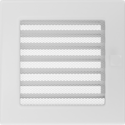 Решетка белая 17*17 + жалюзи