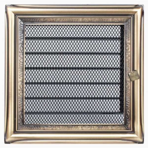 Решетка рустик 17*17 + жалюзи