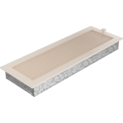 Решетка кремовая 17*48 + жалюзи