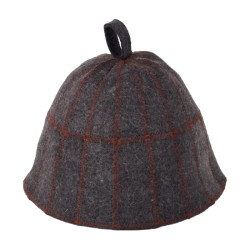 Шапка для бани Клетка