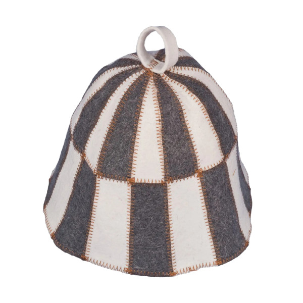 Шапка для бани Клетка