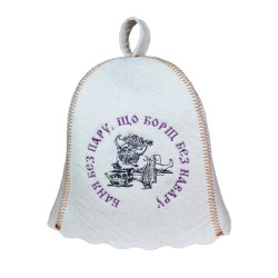 Шапка для лазні з вишивкою в асортименті