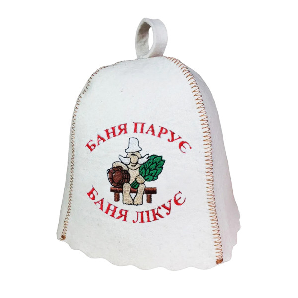 Шапка для лазні з вишивкою в асортименті