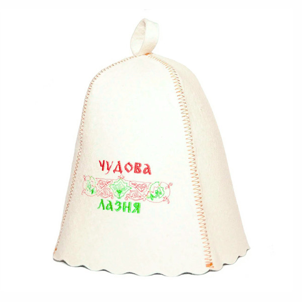 Шапка для лазні з вишивкою в асортименті