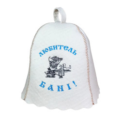 Шапка для лазні з вишивкою в асортименті