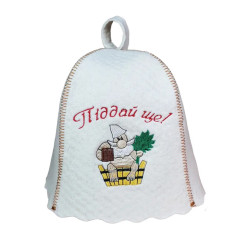 Шапка для лазні з вишивкою в асортименті