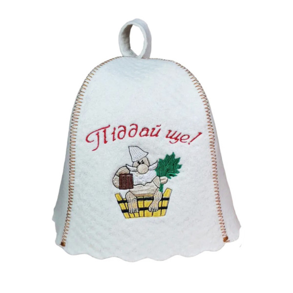 Шапка для лазні з вишивкою в асортименті