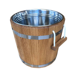Запарник для сауны 20 л с нержавеющей вставкой, ясень