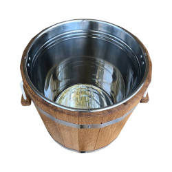 Запарник для сауны 20 л с нержавеющей вставкой, ясень